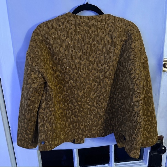 Scotch & Soda Leopard Glitter Blazer size Small - Picture 2 of 5
